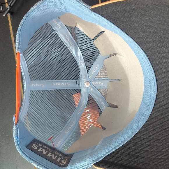 Simms Peach 🍑 🍑 🍑 and Blue 💙 💙 💙 Trucker Hat - Picture 10 of 14